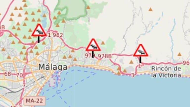 Un accidente en la A-7 deja 14 kilómetros de retenciones entre Ciudad Jardín y Rincón