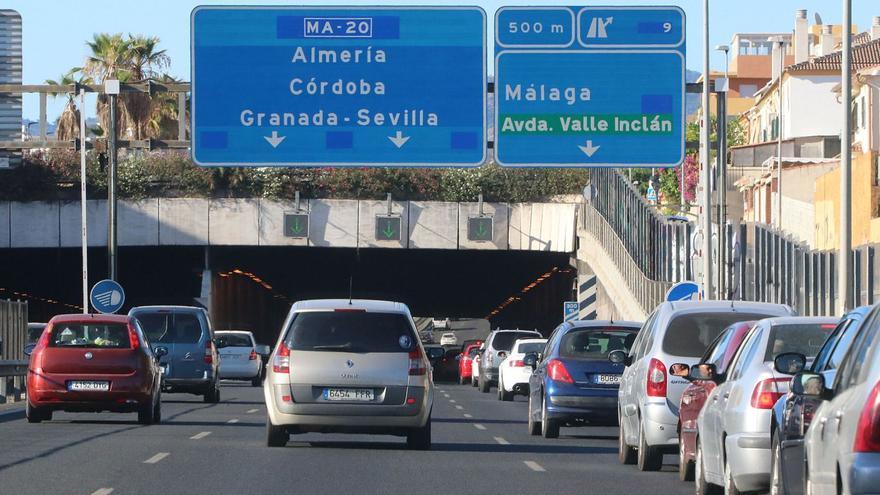 La densidad de tráfico en las rondas de Málaga se multiplica tras la pandemia