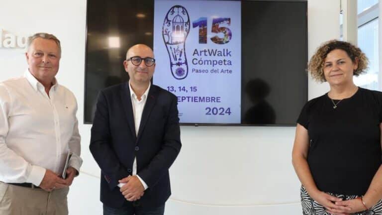 Cómpeta se prepara para la celebración del XV Artwalk, Paseo del Arte 2024