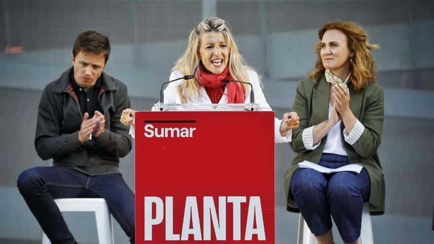 Díaz reivindica "el proyecto de la emancipación y la esperanza" de Sumar para el 9 de junio
