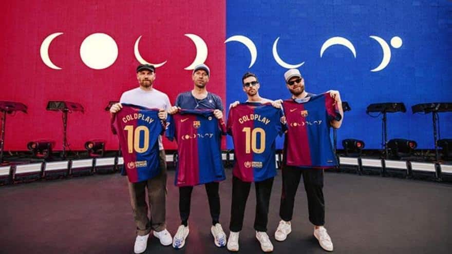 El Barça lucirá una camiseta de Coldplay ante el Madrid en el clásico del Bernabéu