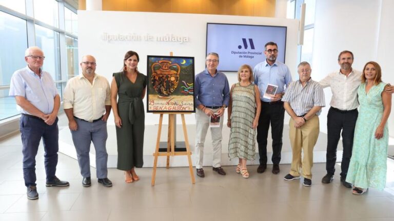 El sobrino nieto de Picasso, Xavier Vilató, ilustra el cartel del XXIX Concurso de Verdiales de Benagalbón