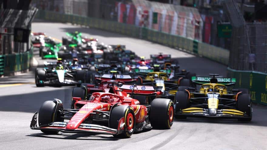 Leclerc se lleva la victoria en Mónaco y Sainz alcanza el podio