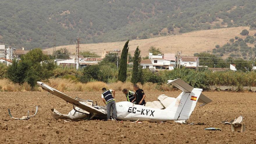 Un fallecido y una herida, en el accidente de una avioneta en Córdoba