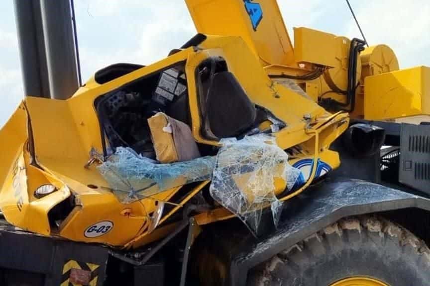 MUERTO GRÚA MIERES |