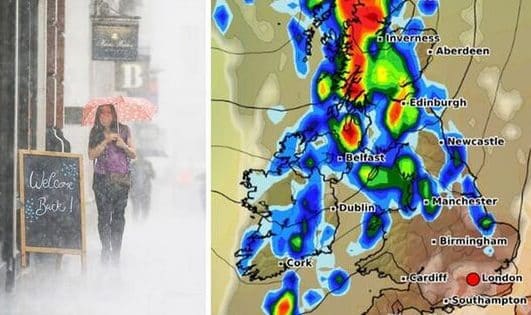 Sistema provocará fuertes lluvias el jueves