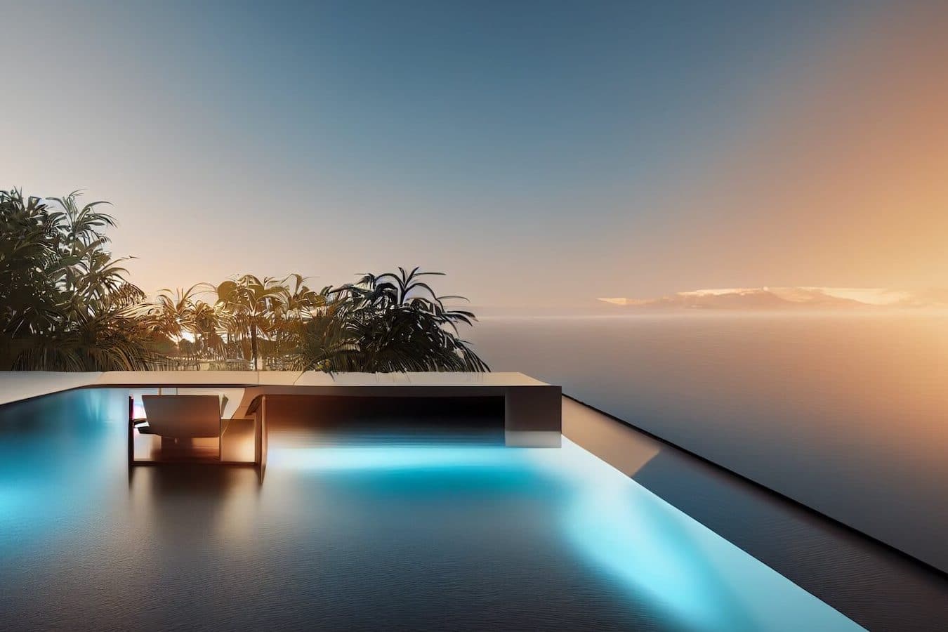 Concepto de casa de estudio de caso 01 - Futurista|Visualización