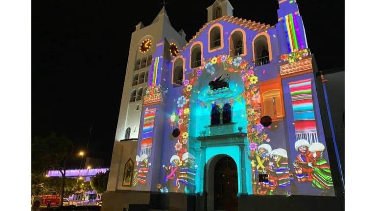 Videomapping en el Duomo de Milán