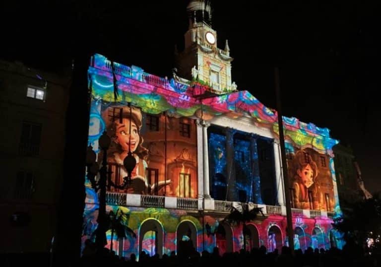 Cádiz anuncia un espectáculo de vídeo mapeo navideño en la...